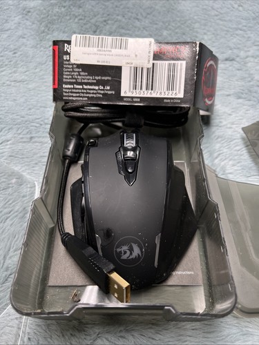 Redragon M908 Impact RGB LED MMO Gaming Mouse New Damaged Box - Picture 2 of 9