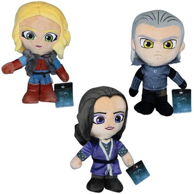 Barrado Netflix The Witcher, 3er-Set Plüschfigur 27cm Neu Mensch Film Gaming