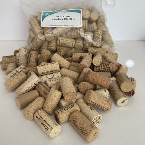 #9 Straight Corks 15/16" x 1 3/4" Bag of 99 - Plus 50+ Used Natural & Synthetic - 第 1/10 張圖片