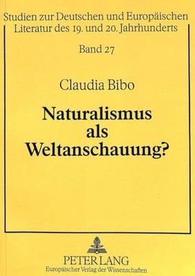 Naturalismus Buch Peter Lang GmbH, Internationaler Verlag der Wissenschaften