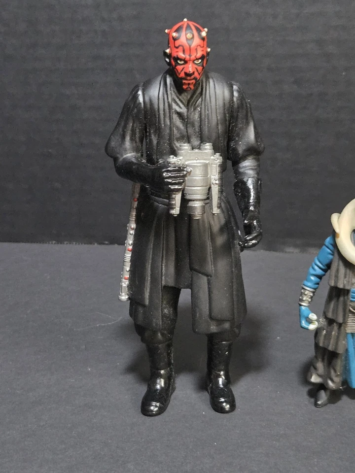 Figuras de acción 1999 Star Wars Darth Maul, 1997 Bib Fortuna, 1995 Nien Nunb  Foto 2 de 4