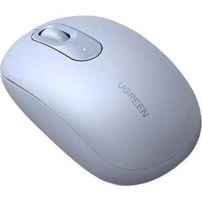 Kabellose optische Maus USB 2.4GHz Ugreen Wireless Mouse Hellblau und Grau