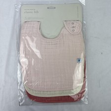 Little Unicorn Premium Classic Bib 3 pack Adjustable Light Pink