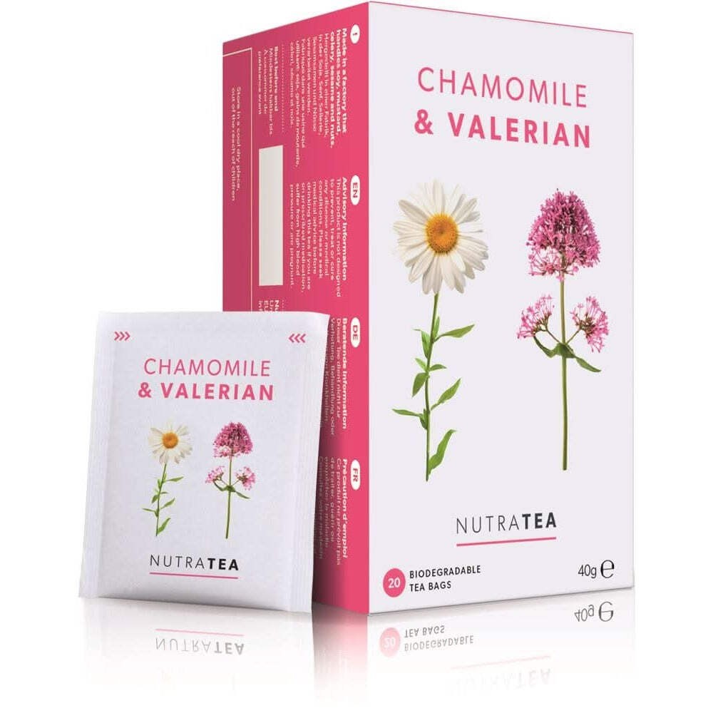 Nutratea Chamomile & Valerian Tea - 20 Tea Bags - Image 4
