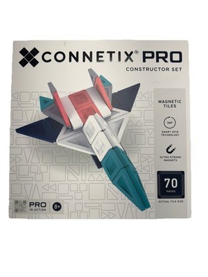Connetix PRO Constructor Set 70 Pieces Magnetic Tiles New Sealed