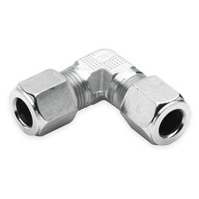 PARKER  Union Elbow,Zinc Pltd Steel,Comp,3/8In 1DDE3