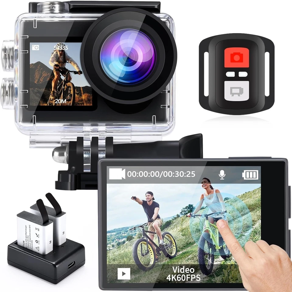 Compact 4K Action Camera with Rich Accessories - Image 3 of 4