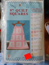 Jack Dempsey Needle Art Number 733 Pattern Number 60 Hope Ribbon 9-in Quilt...