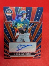 2026 Panini Stars & Stripes Prizm Red /99 Colin Anderson #NTS-CA Auto