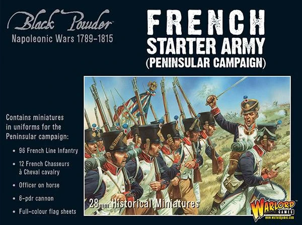 Napoleonic French Starter Army Peninsular Campaign - Warlord Games Black Powder