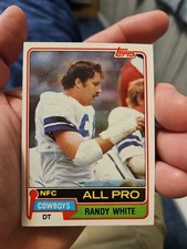 Randy White 1981 Topps #470 Football Card Dallas Cowboys HOF