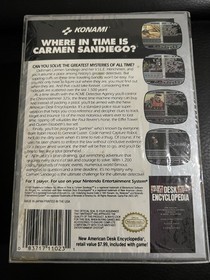 Where in Time Is Carmen Sandiego Nintendo NES Sealed