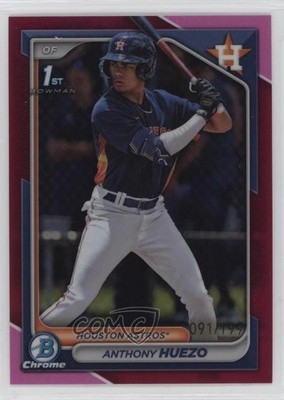 2024 Bowman Chrome Prospects Fuchsia Refractor /199 Anthony Huezo #BCP-108 0m4r