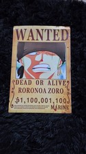 One Piece Wanted Poster – Vintage Anime Wanddeko