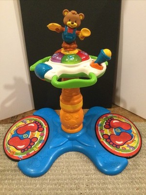 Vintage Vtech Sit to Stand Dancing Bear Tower Educational Musical Sensory Lights