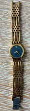Movado Quartz Ladies Esperanza Vintage Gold Tone Stainless Steel Watch