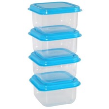Crafters Square Craft/Bead Storage Containers 2.5x1.5 in/Decorative Use 4p