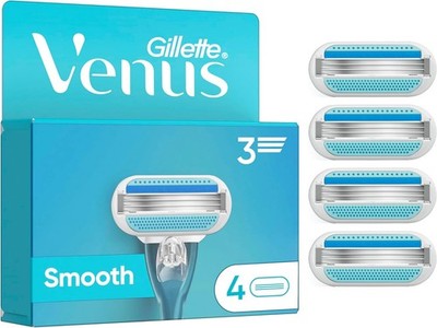 Gillette Venus Smooth 4 Ersatzklingen - NEU (639)