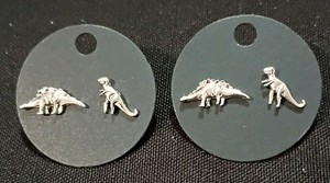Firefly Serenity Wash's Dinosaur Earrings 2 Pair Stud Type