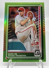2025 Panini Donruss - Optic Cliff Lee #51 Lime Green Prizm /149