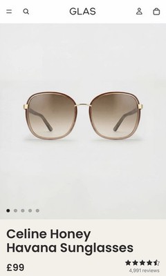 GLASS Eyewear Celine Honey Havana Brille 1,5 NEU