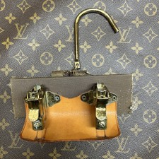 Authentic Louis Vuitton Gold Plated Hanger w/ Attachment For Garment Bag Repair
