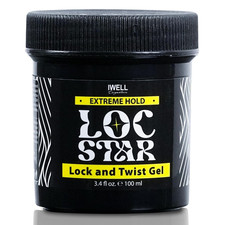 Loc Star Braid  Loc Gel, 3.4 Fl Oz  Extreme Hold for Braids, Locs, Twists, Cor