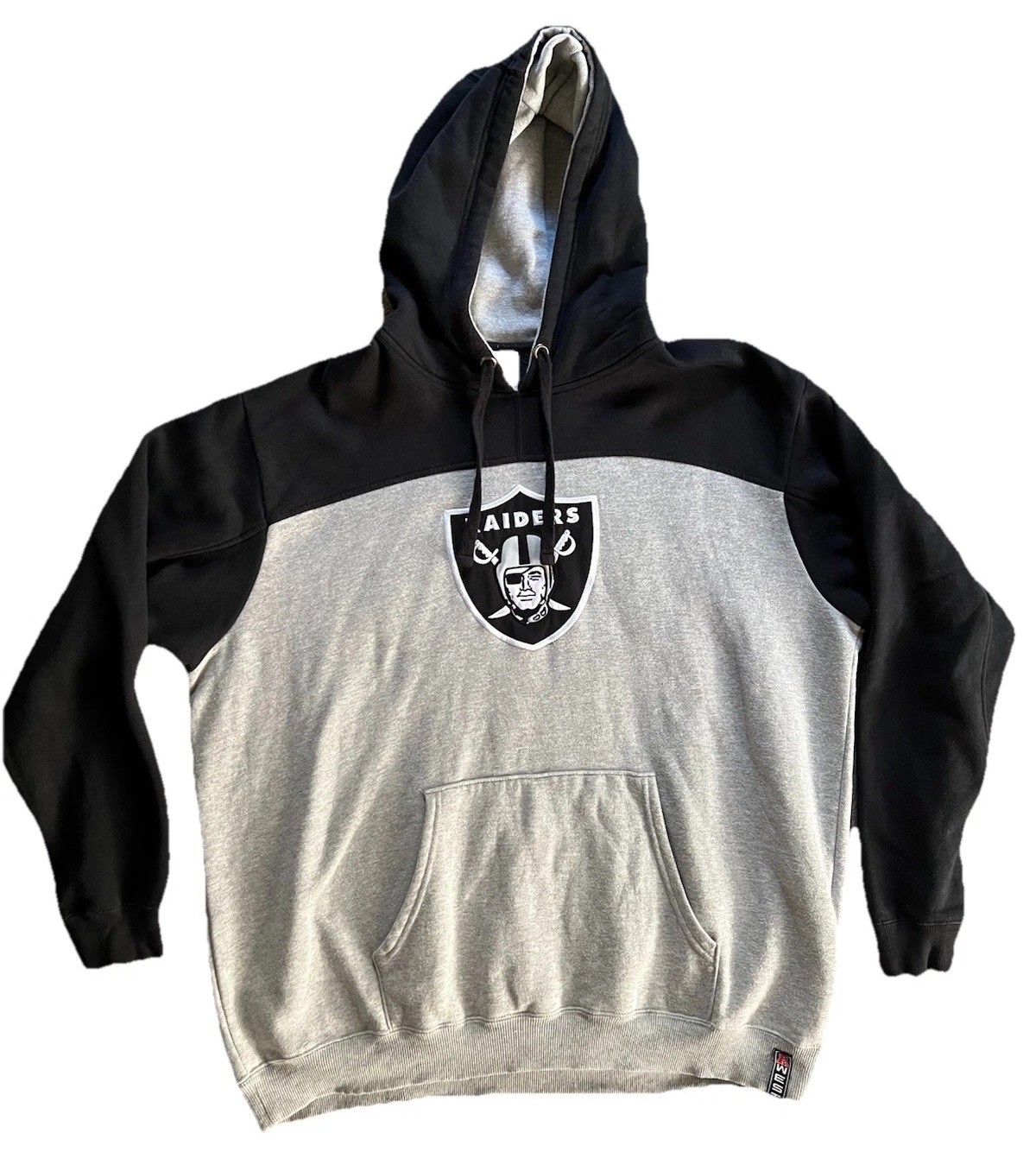 Y2K Oakland LV LA RAIDERS Grey Pullover Sweatshirt/Hoodie Men’s Size 2Xl XXL