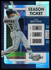 2022 Panini Chronicles #9 Jake Meyers Contenders Optic Hyper #/299