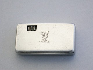 Victorian Silver Vesta Case with Tinder Cord. By William Summers London 1864.