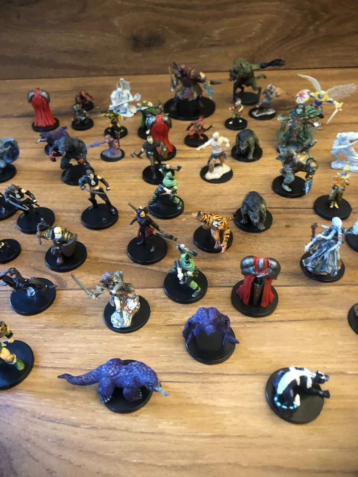 Lote Varios de 54 Miniaturas Mixtas Wizkids Dungons & Dragons D&D *Pintadas a Mano Foto 3 de 4