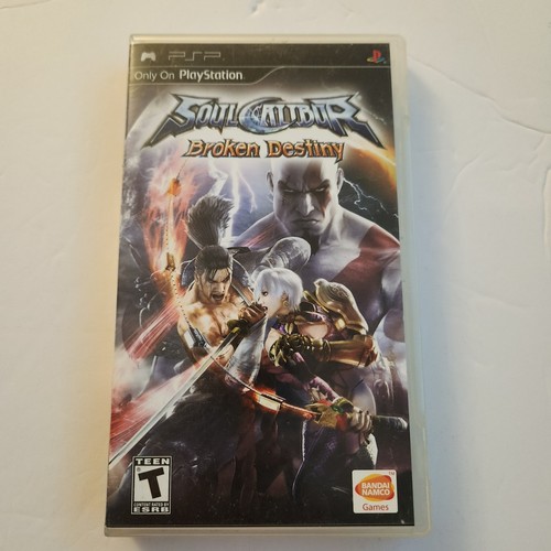 Soul Calibur: Broken Destiny (Sony PSP, 2009) Disc und Hülle getestet funktioniert