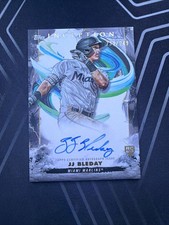 2023 Topps Inception JJ Bleday Rookie On Card Auto /249 Miami Marlins. rookie card picture