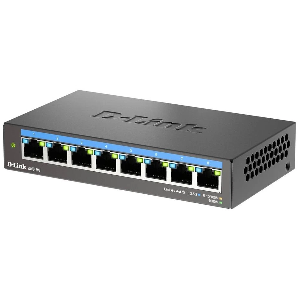 D-Link DMS-108/E Ethernet Switch 8 Port - Bild 3 von 4