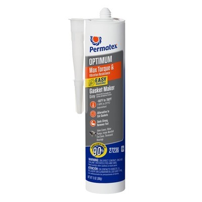 Permatex 27236, One Sealant 12 oz Cartridge Gray RTV Silicone