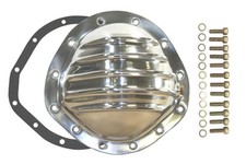 Differential Cover Rear Polished Aluminum Fin Fits Chevygm 12 Bolt 8.75 Rg