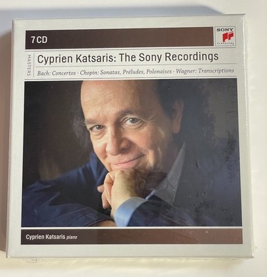 Cyprien Katsaris The Sony Recordings 7 Cd Cd s SEALED Bach Concertos Chopin