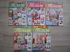 Cross Stitcher - 5 Zeitschriften 2023/24, Nr. 400 bis 403, 410, Kreuzstich engl.