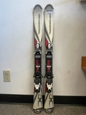 Used Rossignol XJ Kids Skis Team 4 Bindings 100cm