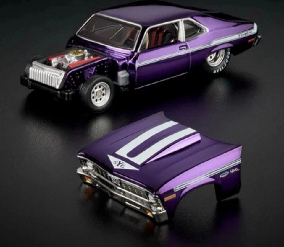 Chevrolet Nova SS 1972, une exclusivité RLC Hot Whells .............Mattel  - Photo 4/4