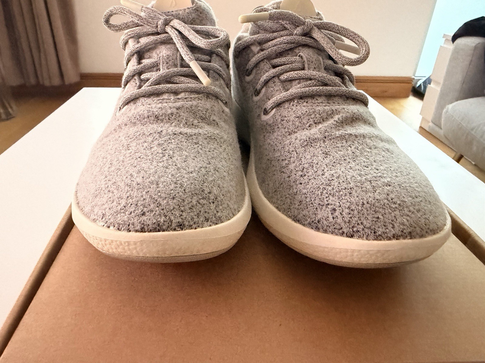 Allbirds Grey Wool Tree Runners Mizzle Men’s Uk 10 image 4