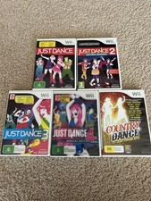 Nintendo Wii Just Dance Game Bundle (set of 5)