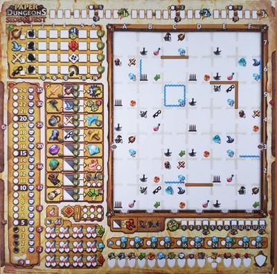 SpielzubehÃ¶r Paper Dungeons - Side Quest - Ersatzblock (Grimspire) NEU/OVP