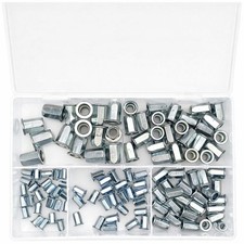 Hex Rivet Nut Assortment Kit Metric Rivnuts Nutsert Assorted M4-M10 Set -115 Pcs