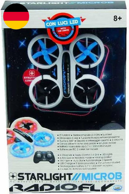 - RADIOFLY Starlight Microb//11, Ferngesteuerter Quadrocopter Für Kinder, Rgb-Le