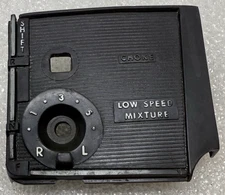 OMC 1967 Johnson Evinrude 9.5 hp Outboard Starboard Side Control Panel Assembly