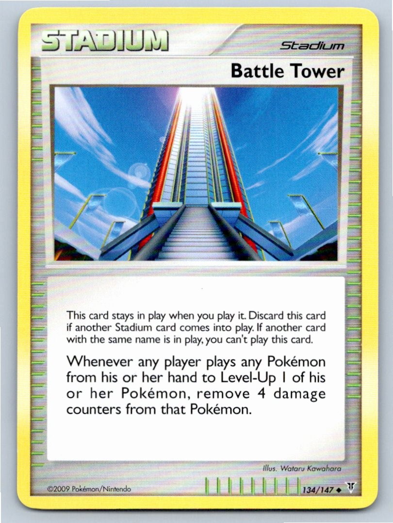 2009 POKEMON BATTLE TOWER SUPREME VICTORS 134/147 UC NM A77869 FREE S&H