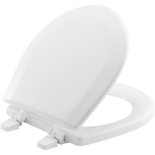 Bemis TC50TTA White Marine Bowl Molded Wood Toilet Seat With Top-Tite Hinge