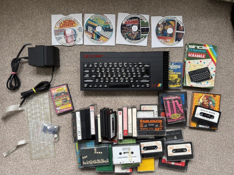 Sinclair ZX Spectrum 128K Toastrack. Refurbished And Working. Version 6K.
