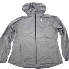 Champion V7286 Unisex Performax Jacket Light Grey XL Running Jogging Cool Ctrl